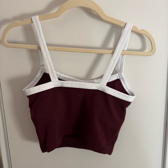 ABERCROMBIE YPB studioFLEX Cami Tank - Red Wine - Picture 5 of 6